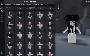 conta roblox unisex( tem mais skins femininas)