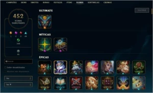 Conta 780 skins - League of Legends LOL