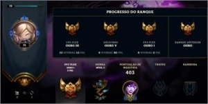 Conta League Of Legends, com 91 skins e mais... LOL