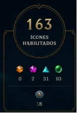 Conta League Of Legends, com 91 skins e mais... LOL