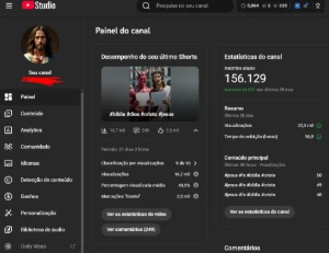 Canal do Youtube com 156k de inscritos Nicho Religião México