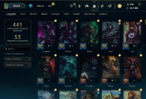 CONTA LOL- LVL 195 - 165 Champions - 145 Skins - FULL ACESSO - League of Legends