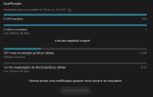 Canal no Youtube - 5.100K de inscritos - Outros