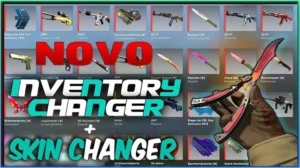 CS:GO NOVO INVENTORY CHANGER + SKIN CHANGER PURO - Counter Strike