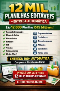 Mais de 12 mil planilhas auditavel - Outros