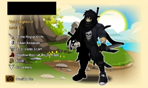 Conta muito boa de AQW (Adventure Quest Worlds)