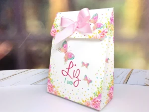 Sacolinha Jardim Personalizada P ou G - Artesanato e Personalizados