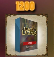 1200 Riot Points - League of Legends LOL