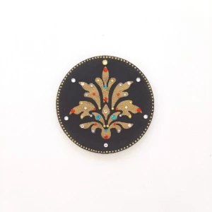 Mandala Indiana Preta - Artesanato e Personalizados