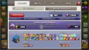 CV12 - Full herois e Lab + Semilfull Construções - Clash of Clans