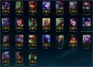 CONTA DE LOL UNRANKED - 24 CAMPEÕES - 3 SKINS - League of Legends