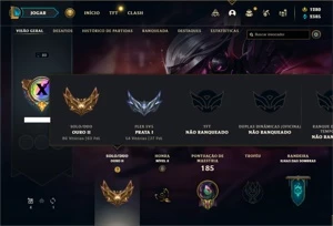 Conta ouro 2 com 55 Champs e 29 Skins + 4000 RP - League of Legends LOL
