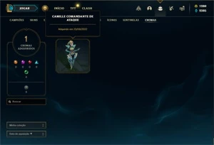 Conta ouro 2 com 55 Champs e 29 Skins + 4000 RP - League of Legends LOL