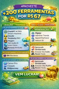 +200 Ferramentas Premium Por Apenas R$67