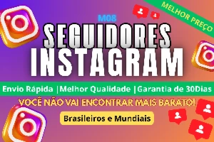 [Melhor Preço] Seguidores Instagram - Entrega Rápida - Serviços Digitais