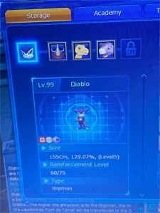 CONTA DIGIMON MASTERS ONLINE SERVER LILITHMON DMO