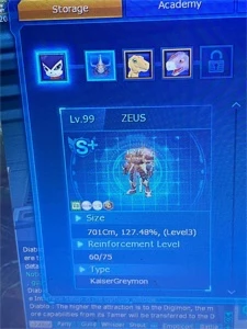 CONTA DIGIMON MASTERS ONLINE SERVER LILITHMON DMO
