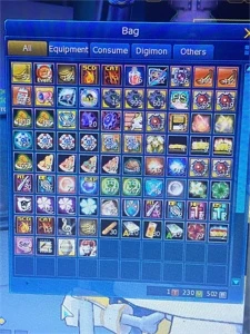 CONTA DIGIMON MASTERS ONLINE SERVER LILITHMON DMO