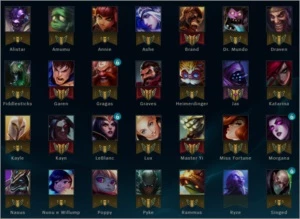 CONTA UNRANKED HONRA 2 COM JAX PESCADOR NV 73 - League of Legends LOL