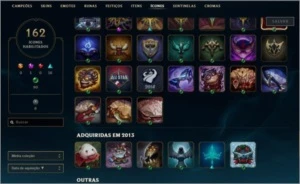 CONTA OURO 2 103 CHAMPIONS - League of Legends LOL