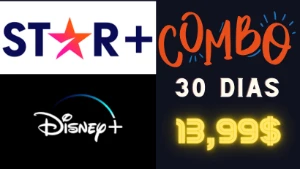 Combo Disney+ Star+/ 30 Dias Imperdivel - Assinaturas e Premium