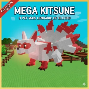 Venda De Pets Grow A Garden Mega Kitsune C/Nota Fiscal - Roblox