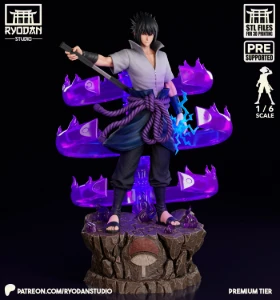 Sasuke Uchiha - Naruto - Arquivo Stl - Para Impressão 3D - Impressão 3D e STL
