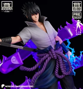 Sasuke Uchiha - Naruto - Arquivo Stl - Para Impressão 3D - Impressão 3D e STL