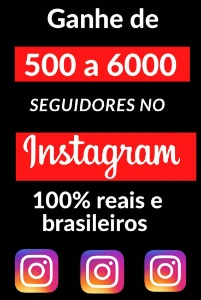 1K de seguidores brasileiros no Instagram - Redes Sociais