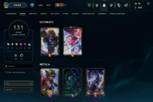 Conta de Valorant e Lol