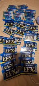  Fita k7 sony ef-x type 1 - 60 minutos lacrada 33 +1