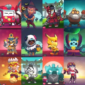Conta de brawl stars full brawlers nivel 11 e hipercargas