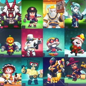 Conta de brawl stars full brawlers nivel 11 e hipercargas