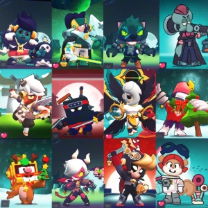 Conta de brawl stars full brawlers nivel 11 e hipercargas