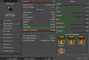 Elite Knight Lvl 115