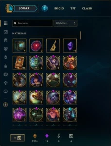 LoL 139 skins platina desde 2014 atual sem rank 50k essencia - League of Legends