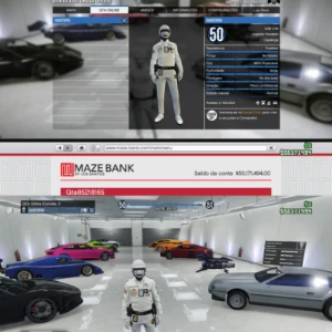 Conta Upada no Gta Online Xbox One LEVEL 50, 50 MILHOES NO B