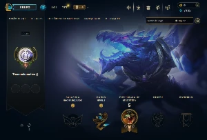 Conta Unranked upada a mão