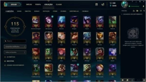 CONTA LOL - PLATINA 3 - League of Legends