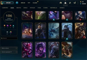 Conta LOL com muitas skins e campeão - League of Legends