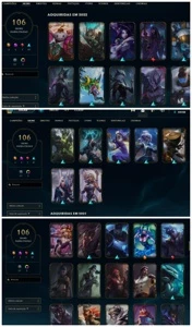 Conta LOL com muitas skins e campeão - League of Legends