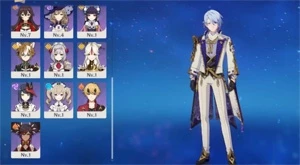 Conta Genshin AR30 + Ayato, Raiden+Cortadora, Yae Miko - Genshin Impact
