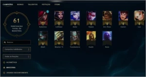 Conta League of Legends - UNRANKED + Champs e Skins+ Top LOL