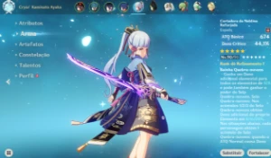 Genshi Impact Ayaka + Hutao + Assinaturas X2 - Genshin Impact