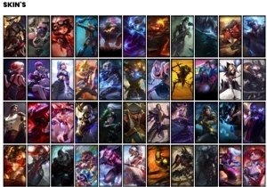 Conta prata 2 com 110 Champs e 70 Skins + 400k de Yasuo - League of Legends LOL