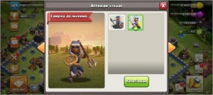 CV13 SEMI FULL TH13 6 CONSTRUTOR 11 SKINS PAISAGEM GEMAS - Clash of Clans