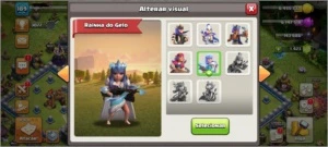 CV13 SEMI FULL TH13 6 CONSTRUTOR 11 SKINS PAISAGEM GEMAS - Clash of Clans