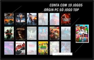 Conta Origin com 19 jogos de PC - Jogos (Mídia Digital)