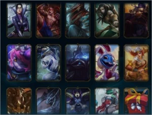 Conta lol baratinha 88 champs tem chroma da quyana tbm - League of Legends