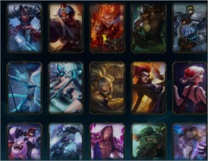 Conta lol baratinha 88 champs tem chroma da quyana tbm - League of Legends